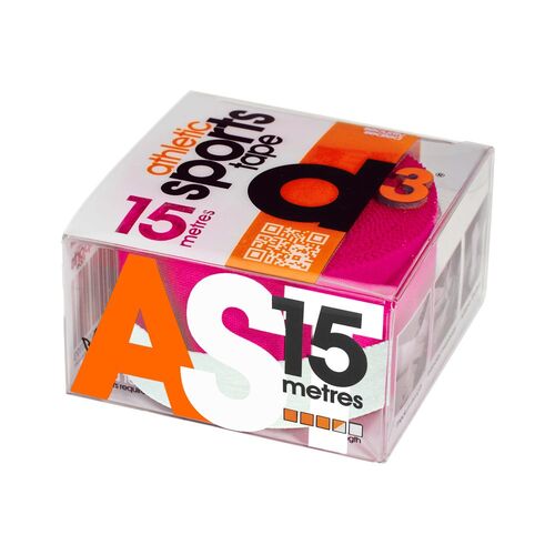 d3 Athletic Sports Tape - Unelastisches Sporttape zur Gelenkstabilisierung 