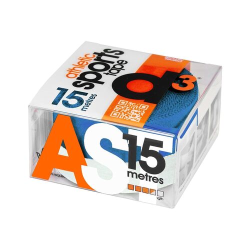 d3 Athletic Sports Tape - Unelastisches Sporttape zur Gelenkstabilisierung 
