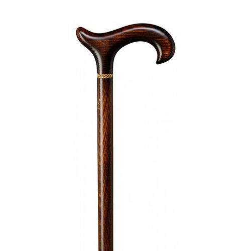 Gastrock Holzstock Mini-derby Dunkel Geflammt