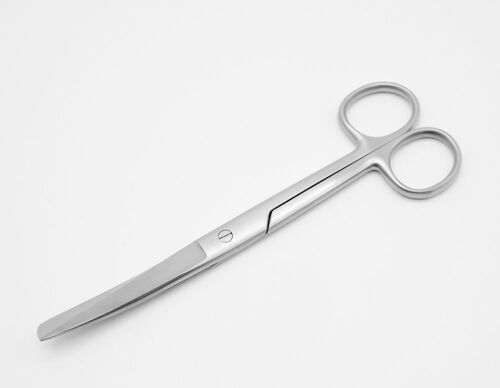 Medizin Schere, spitz/stumpf , 15,5 cm gebogen