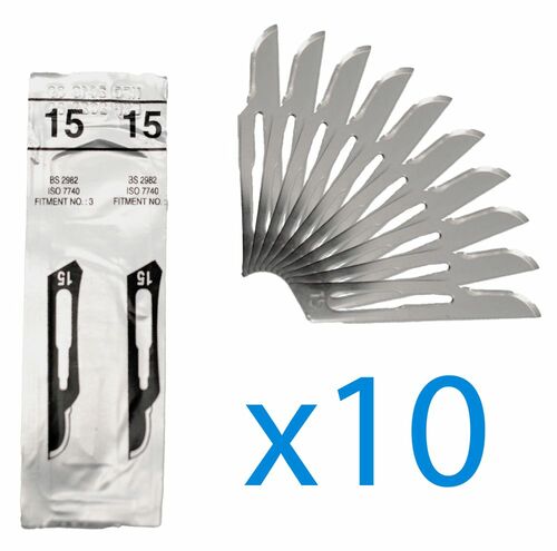 Wechselklingen, Skalpell, Skalpellklingen, 100 St., Fig.15