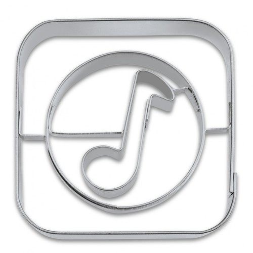 Stdter Ausstechform - AppCutter Music App, 5 cm