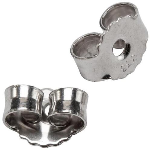 Pousetten 333 Gold Wei�gold Goldpoussetten Verschluss f�r Ohrstecker