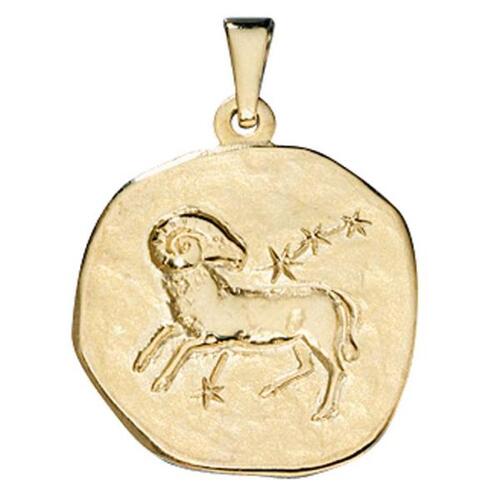 Anh�nger Sternzeichen Widder 333 Gelbgold Sternzeichen Anh�nger