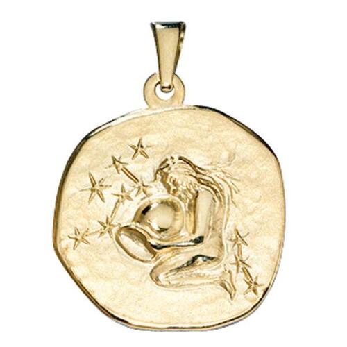 Anh�nger Sternzeichen Wassermann 333 Gelbgold Sternzeichen Anh�nger