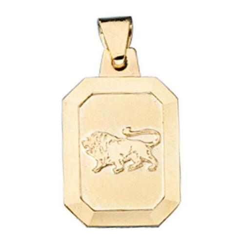 Anhnger Sternzeichen Lwe 333 Gelbgold teilmattiert