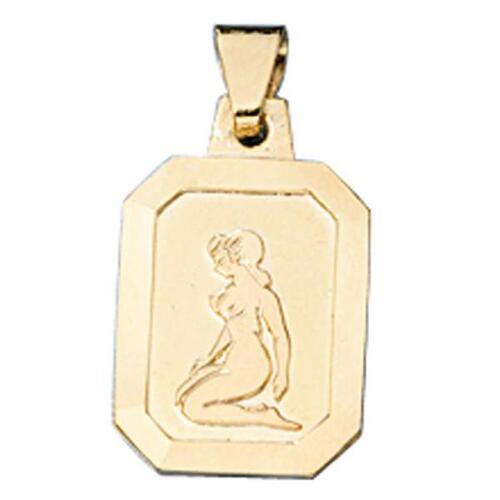 Anh�nger Sternzeichen Jungfrau 333 Gelbgold matt
