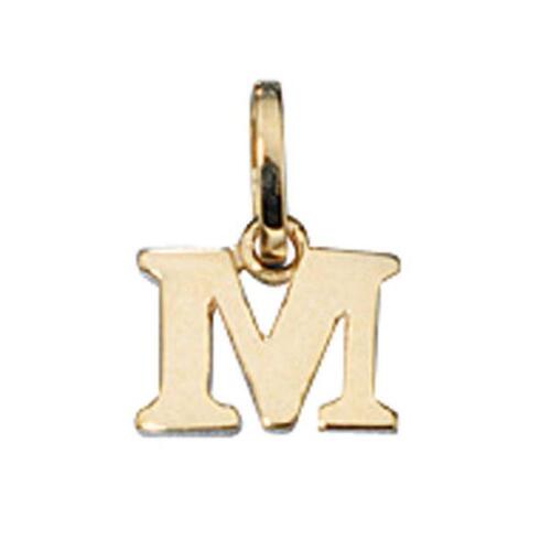 Anh�nger Buchstabe M 333 Gold Gelbgold Buchstabenanh�nger