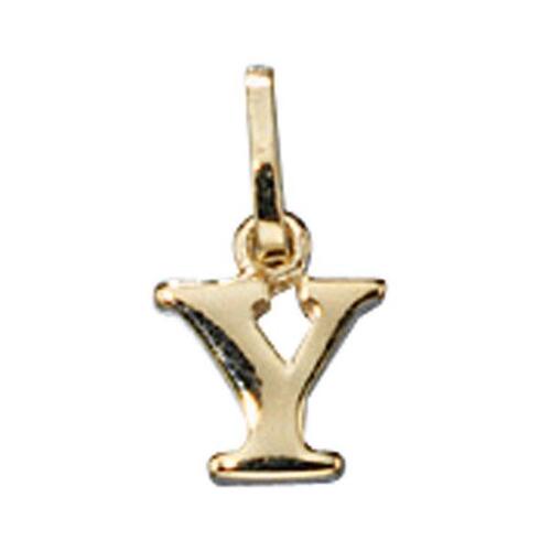 Anh�nger Buchstabe Y 333 Gold Gelbgold Buchstaben Anh�nger