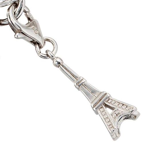 Einh�nger Charm Eiffelturm 925 Sterling Silber rhodiniert