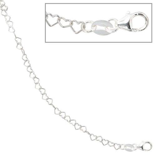 Kinder Armband Herzen Herzchen 925 Silber 14,5 cm Herzarmband