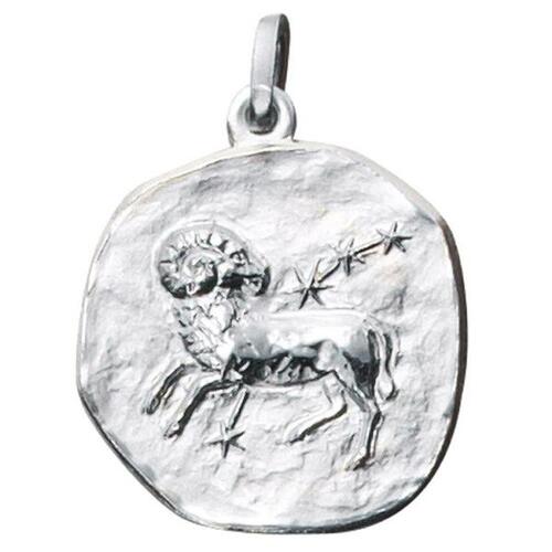 Anh�nger Sternzeichen Widder 925 Sterling Silber matt
