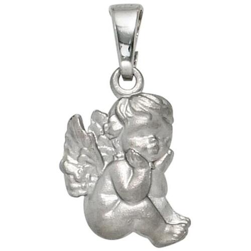 Kinder Anh�nger Engel Schutzengel 925 Sterling Silber mattiert Kinderanh�nger