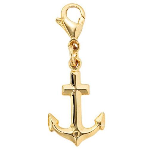 Einh�nger Charm Anker 333 Gold Gelbgold