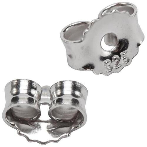 Pousetten 925 Sterling Silber Silberpousetten Verschluss f�r Ohrstecker