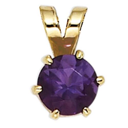 Anh�nger 585 Gold Gelbgold 1 Amethyst lila violett Gold Anh�nger