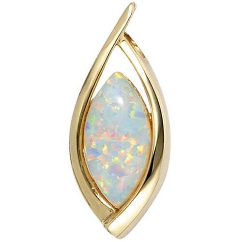 Anh�nger 375 Gold Gelbgold 1 Opal Gold Anh�nger