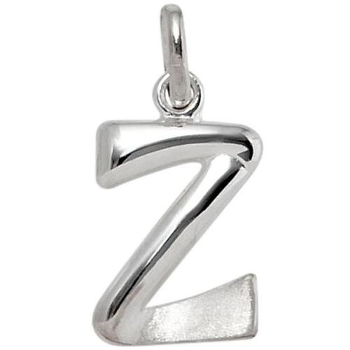 Anh�nger Buchstabe Z 925 Sterling Silber matt Buchstabenanh�nger