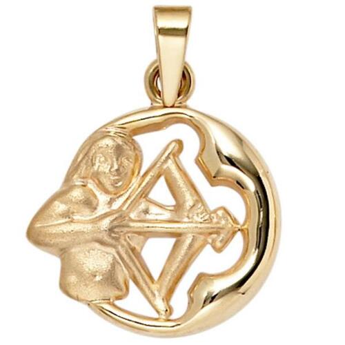 Anh�nger Sternzeichen Sch�tze 375 Gold Gelbgold matt