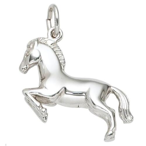 Anh�nger Pferd 925 Sterling Silber rhodiniert