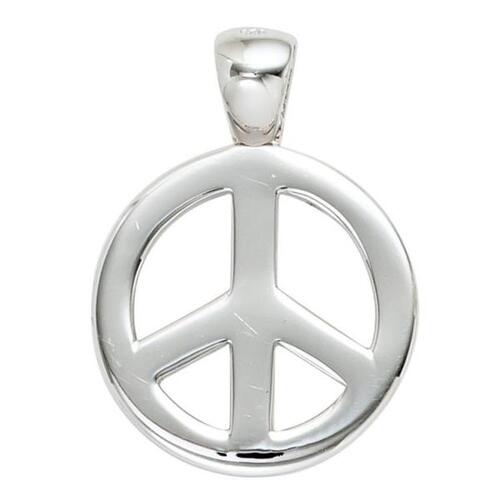 Anh�nger Peace 925 Sterling Silber rhodiniert