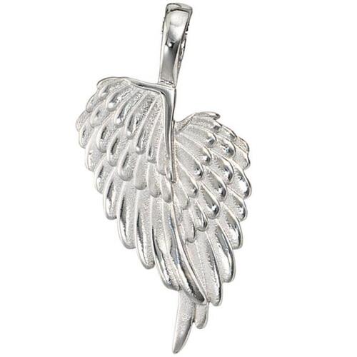 Anh�nger Engels Fl�gel 925 Sterling Silber rhodiniert teilmattiert