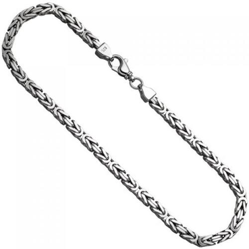 K�nigskette 925 Sterling Silber rhodiniert 50 cm - 7,2 mm Halskette