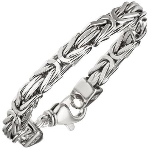 K�nigsarmband 925 Sterling Silber rhodiniert 20 cm Armband