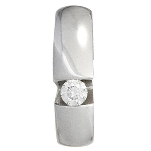 Anh�nger 585 Wei�gold 1 Diamant Brillant 0,10ct.