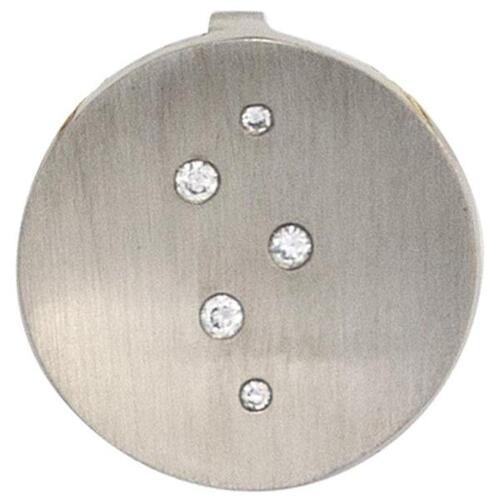 Anh�nger 950 Platin mattiert 5 Diamanten Brillanten 0,05ct.