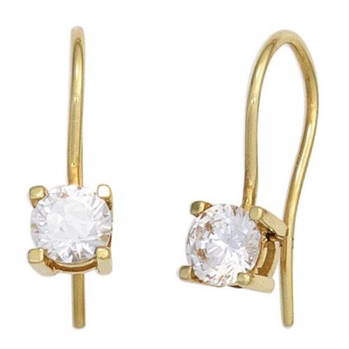 Ohrh�nger 333 Gelbgold 2 Zirkonia