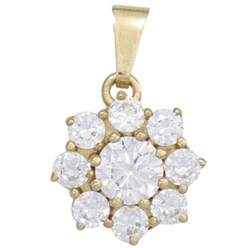 Anh�nger 375 Gelbgold 9 Zirkonia