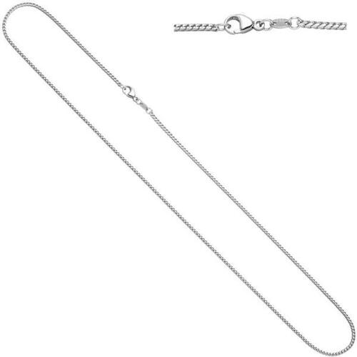 Bingokette 585 Wei�gold 1,5 mm 45 cm Gold Kette Halskette Karabiner