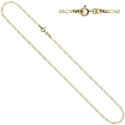 Figarokette 333 Gelbgold 2,3 mm 45 cm Gold Kette Halskette