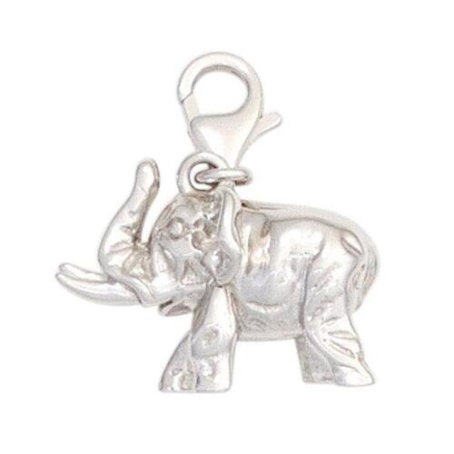 Einh�nger Charm Elefant 925 Sterling Silber rhodiniert