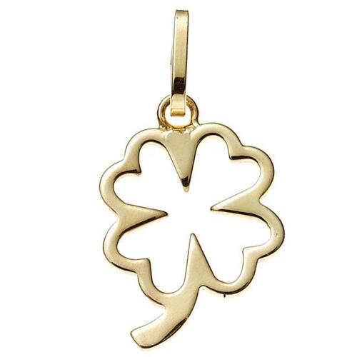 Anh�nger Kleeblatt 333 Gelbgold