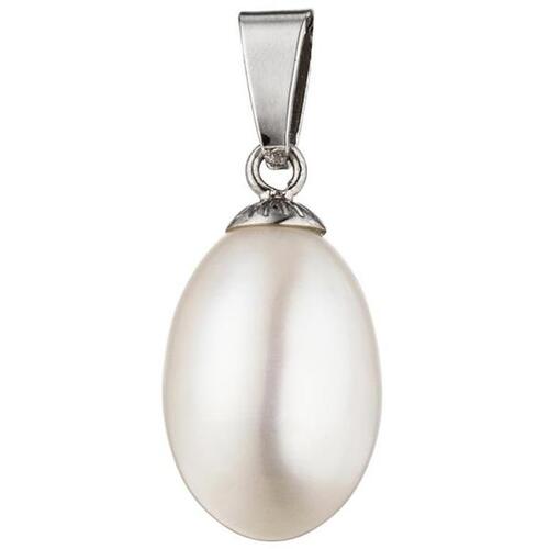 Anh�nger 925 Sterling Silber rhodiniert 1 S��wasser-Perle
