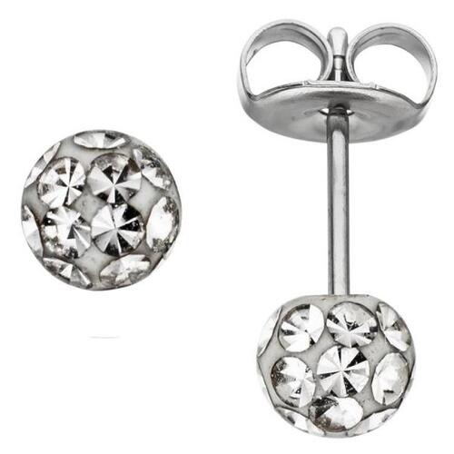 Ohrstecker Kugel Edelstahl SWAROVSKI� ELEMENTS Kugelohrstecker
