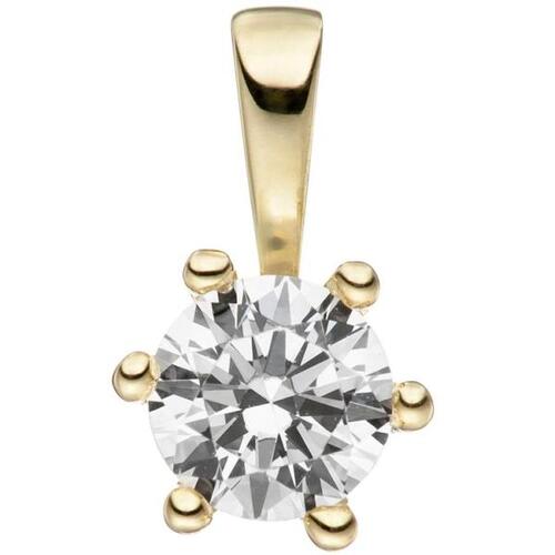 Anh�nger 333 Gold Gelbgold 1 Zirkonia Goldanh�nger