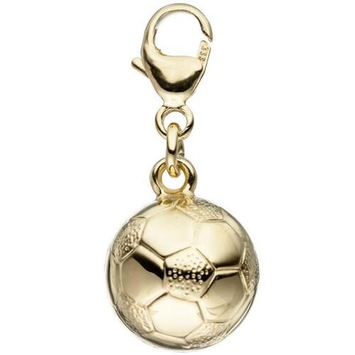 Einh�nger Charm Fu�ball 333 Gold Gelbgold Anh�nger Fu�ballcharm