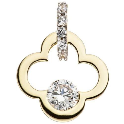 Anh�nger 333 Gold Gelbgold 6 Zirkonia Goldanh�nger