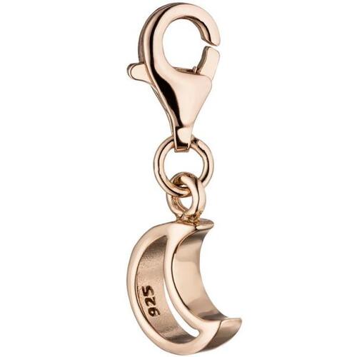 Einh�nger Charm Mond 925 Sterling Silber rotgold vergoldet