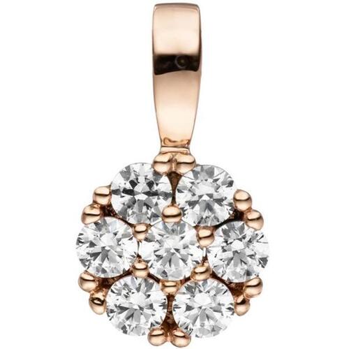 Anh�nger 333 Gold Rotgold 7 Zirkonia Rotgold Anh�nger