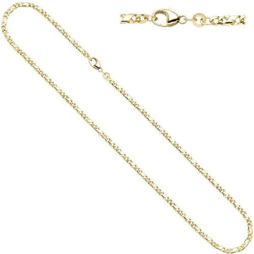 Halskette Kette 333 Gold Gelbgold 45 cm - 3,2 mm Karabiner