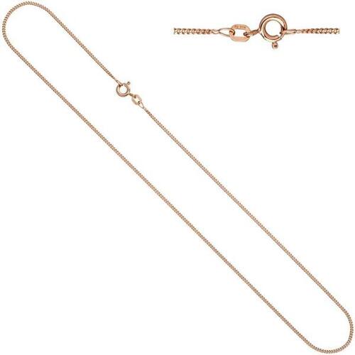 Panzerkette 925 Sterling Silber Rotgold vergoldet 1,3 mm 50 cm