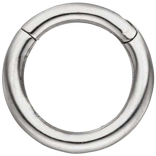 Segmentring aus Edelstahl mit Klick-System Scharnier Ringstrke 1,2 mm