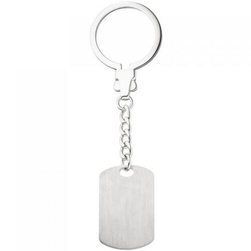 Schlüsselanhänger mit Gravurplatte 925 Sterling Silber Gravur | Schlüssel- Anhänger-Schlüsselkasten direkt bestellen