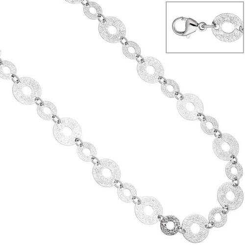 Collier Halskette 925 Sterling Silber 60 cm - 17,1 mm Silberkette