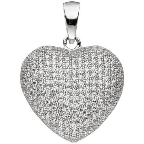 Anhänger Herz 925 Sterling Silber mit Zirkonia HerzAnhänger | Anhänger -  Medaillons direkt bestellen