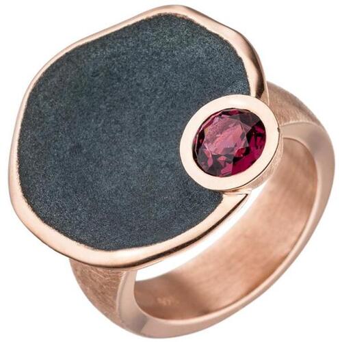 Damen Ring 925 Sterling Silber rotgold 1 Rhodolith (Gr��e: 54)